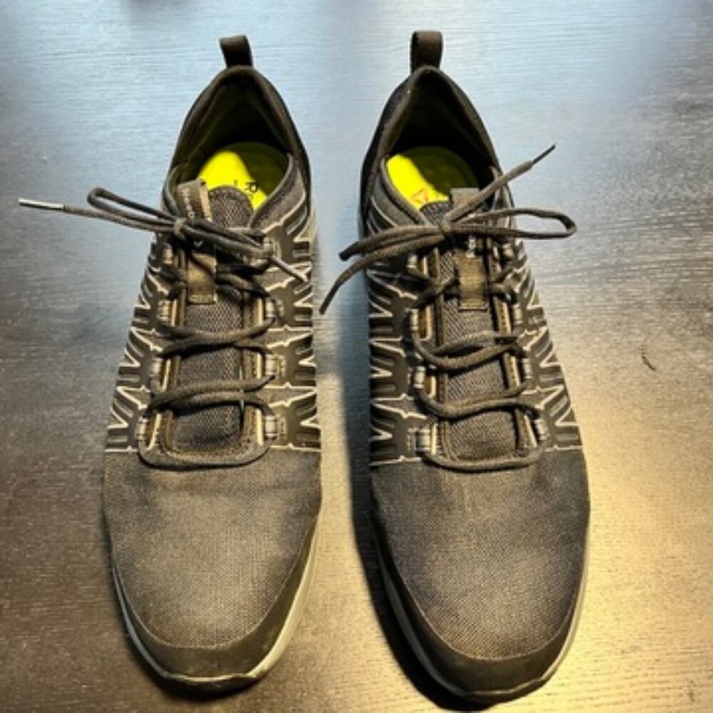 Reebok Work Steel Toe Black Shoes Men’s 16W RB2211 Slip Resistant EH SR